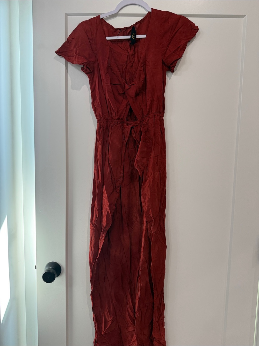 Women's Red Maxi beach coverup
